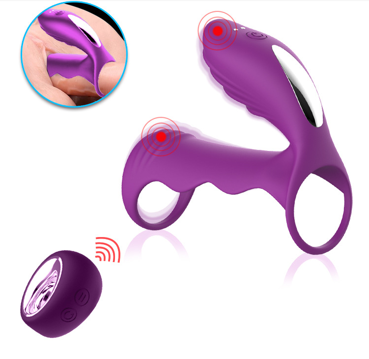 Aishia dual pleasure ring purple variant