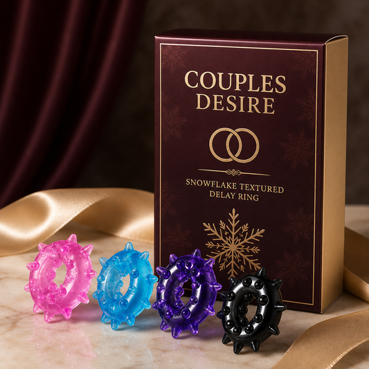 Snowflake Textured Delay Ring – Couples Desire private-label
