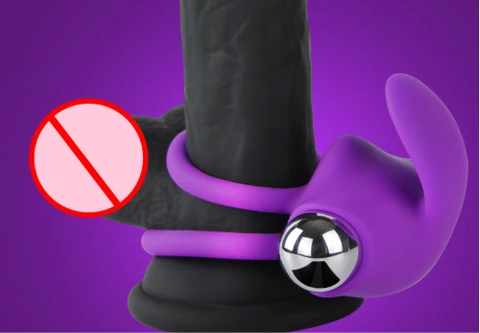 Original Vibrating Couples Ring with Rabbit Ears product image